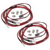 Maxbell Pack of 8 LED Lamp RC Headlight Taillight LED Light Truck Crawler Taillight