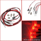 Maxbell Pack of 8 LED Lamp RC Headlight Taillight LED Light Truck Crawler Taillight