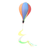 Maxbell 55'' Hot Air Balloon Wind windsocks Windmill Garden Yard Lawn Decor Outdoor Toy Windsock for Sports Events Festival Rainbow