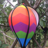 Maxbell 1 piece Hot Air Balloon  Balloons 6-Panel Windsocks Windmill Garden Yard Lawn Decor Outdoor Toy Accs