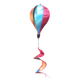 Maxbell 55'' Sequins Hot Air Balloon Wind windsocks Windmill Garden Yard Lawn Decor Outdoor Toy Windsock for Sports Events Festival