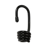 Maxbell 10 Pieces Plastic Coated Steel Wire Hooks 8mm Shock Cord Bungee Elastic Rope