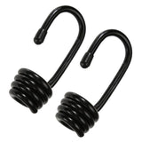 Maxbell 10 Pieces Plastic Coated Steel Wire Hooks 8mm Shock Cord Bungee Elastic Rope