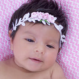 Maxbell Baby Flower Leaf Headband Girls Infant Hairband Hair Accessories Gold Silver