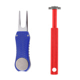 Maxbell Wedge & Iron Golf Club Regrooving Tool Sharpener & Cleaner + Golf Divot Tool