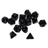 Maxbell Clear Transparent Prism Board Gaming Dice Towers Toy DIY with 15 Pieces Dice