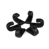 Maxbell 10 Pieces Kayak Tie Down Deck Pad Eye Loops & 6 Pieces Canoe Boats Bungee J Lashing Hooks