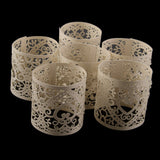 Maxbell 30pcs Heart Tea Light Candle Holders Flameless Candles Wrap Gift for Wedding