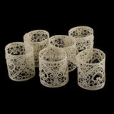 Maxbell 30pcs Heart Tea Light Candle Holders Flameless Candles Wrap Gift for Wedding