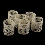 Maxbell 30pcs Heart Tea Light Candle Holders Flameless Candles Wrap Gift for Wedding