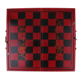 Maxbell Portable Wooden Chessboard Chess Board Game Collectibles Craft Gift for Friends Elder 10.05 x 12.99 x 1.81inch