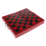 Maxbell Portable Wooden Chessboard Chess Board Game Collectibles Craft Gift for Friends Elder 10.05 x 12.99 x 1.81inch