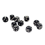 Maxbell 100 Pack D6 Six Sided Dice for D&D RPG MTG Accessories Black+White