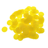 Maxbell 200PCS Opaque Plastic Board Game Counters Numeracy Teaching Red Yellow
