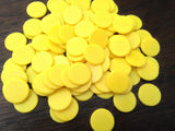 Maxbell 200PCS Opaque Plastic Board Game Counters Numeracy Teaching Red Yellow