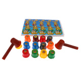 Maxbell Kids Hammering Mole Stack Cups Board Game For Kids Intelligence Toy Birthday Gift