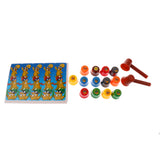 Maxbell Kids Hammering Mole Stack Cups Board Game For Kids Intelligence Toy Birthday Gift