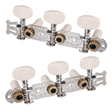 Maxbell 2 Pieces Classical Guitar Tuning Pegs Keys Tuners with Nylon String Set