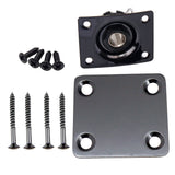 Maxbell 6.35mm 1/4'' Jack Plate Socket & Electric Guitar Neck Plate for Strat Tele