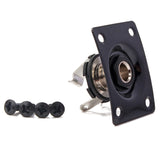 Maxbell 6.35mm 1/4'' Jack Plate Socket & Electric Guitar Neck Plate for Strat Tele