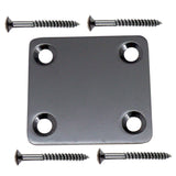 Maxbell 6.35mm 1/4'' Jack Plate Socket & Electric Guitar Neck Plate for Strat Tele