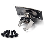 Maxbell 6.35mm 1/4'' Jack Plate Socket & Electric Guitar Neck Plate for Strat Tele