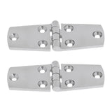 Maxbell 2 Pieces / Set 4'' x 1.5'' Stainless Steel 316 Casting Door Strap Hinge for Marine Boat Yacht RVs