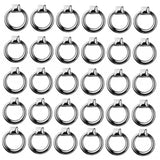 Maxbell 30 Pieces Modern Door Drawer Cupboard Bin Pull Handle Knob Pull Ring Silver