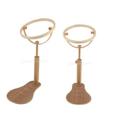 Maxbell 2 Pieces/Set Diameter 22cm 24cm Beech Wood Wooden Embroidery Hoop Wood Frame Cross Stitch Rack Stand Adjustable 31-42cm and 35-46cm