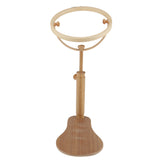 Maxbell 2 Pieces/Set Diameter 22cm 24cm Beech Wood Wooden Embroidery Hoop Wood Frame Cross Stitch Rack Stand Adjustable 31-42cm and 35-46cm