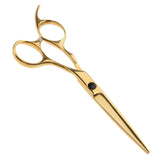 Maxbell 2 Pieces 6.5'' Professional Salon Hair Cutting Thinning Scissors Shears Hairdressing Set Stainless Steel Gold