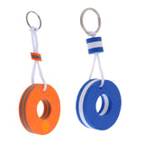 Maxbell 2 Pieces Yachting Boating Floating Key Chain Key Ring Keyring - Buoy Shaped