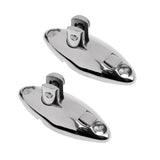 Maxbell 1 Pair/2 Pieces Marine Boat Strap Hinge Hatch Mount 360 Degree Swivel Quick Release Deck Hardware Part Accessories