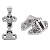 Maxbell 316 Stainless Steel Boat Anti-Rattle Latch + Hatch Hinge with Removable Pin