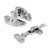 Maxbell 316 Stainless Steel Boat Anti-Rattle Latch + Hatch Hinge with Removable Pin