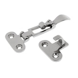 Maxbell 316 Stainless Steel Boat Anti-Rattle Latch + Hatch Hinge with Removable Pin