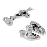 Maxbell 316 Stainless Steel Boat Anti-Rattle Latch + Hatch Hinge with Removable Pin