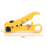 Maxbell RG69/6/11/7 Rotary Coaxial Cable Wire Cutter Stripper with F-Type Crimper