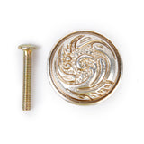 Maxbell Antique Silver Cabinet Door Drawer Bin Room Handle Pull Knob Hardware Decor