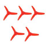 Maxbell 5 Pieces 30mm Leaf 2mm Hole 3 Leaf Propeller Triblade Props for 1801 RC Model Motors