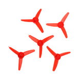 Maxbell 5 Pieces 30mm Leaf 2mm Hole 3 Leaf Propeller Triblade Props for 1801 RC Model Motors