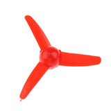 Maxbell 5 Pieces 30mm Leaf 2mm Hole 3 Leaf Propeller Triblade Props for 1801 RC Model Motors