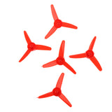 Maxbell 5 Pieces 30mm Leaf 2mm Hole 3 Leaf Propeller Triblade Props for 1801 RC Model Motors