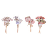 Maxbell 48pcs Flower Fairy Pixie Cupcake Picks Cake Topper Bridal Shower Party Decor