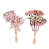 Maxbell 48pcs Flower Fairy Pixie Cupcake Picks Cake Topper Bridal Shower Party Decor