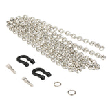 Maxbell 1 Piece Metal Trailer Chain Hook with Tow Shackle for RC 1/10 1/10 RC4WD D90 Axial SCX10 D110 TF2