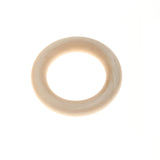 Maxbell 20 pieces lot 5.5cm Wood Ring Blank Loop Material DIY Painting Accessories