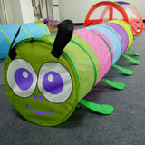 Maxbell Kids Colorful Caterpillar Indoor Outdoor Tunnel Tent Playhouse Tent Toy