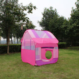 Maxbell Portable Pink Princess Kids Girls Play House Indoor Outdoor Pop Up Tent Toy