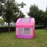 Maxbell Portable Pink Princess Kids Girls Play House Indoor Outdoor Pop Up Tent Toy